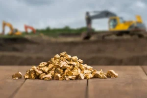 Os trabalhadores encontram 1.444 toneladas de ouro e as autoridades intervêm para que ninguém saiba a sua localização